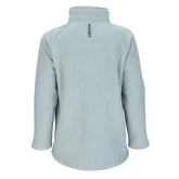Light blue fleece pullover with a small Aubrion wording on a white background